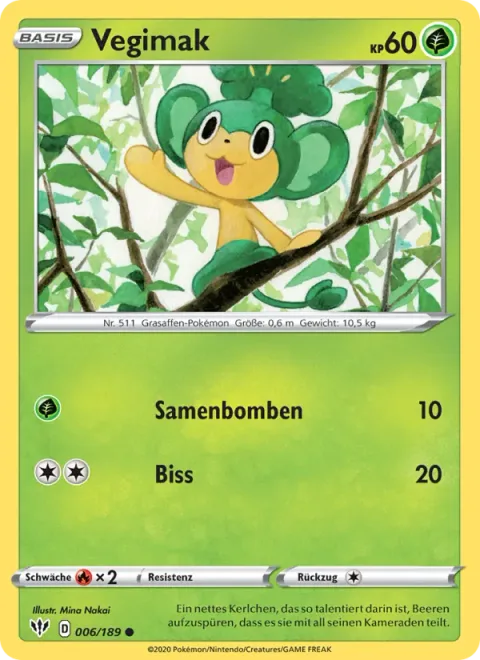 Pansage [Seed Bomb | Bite]