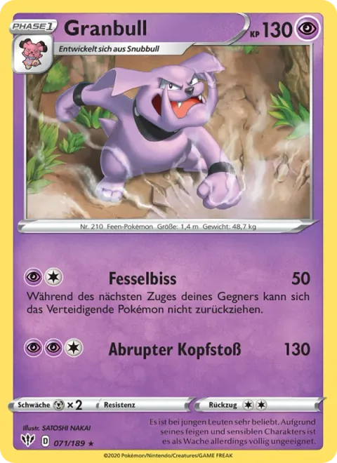 Granbull [Jaw Lock | Headbutt Bounce]