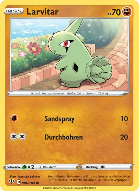Larvitar [Sand Spray | Pierce]
