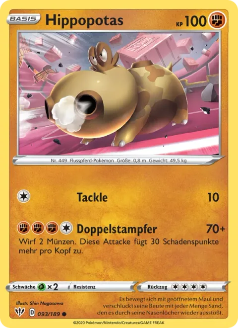 Hippopotas [Tackle | Double Stomp]