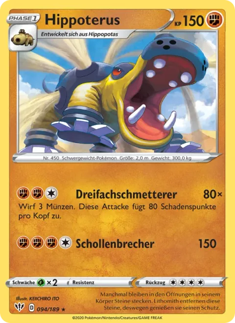 Hippowdon [Triple Smash | Land Crush]