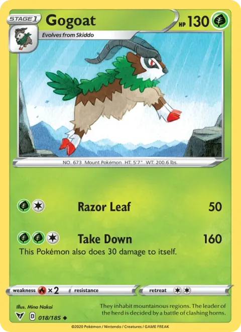 Gogoat [Razor Leaf | Take Down]