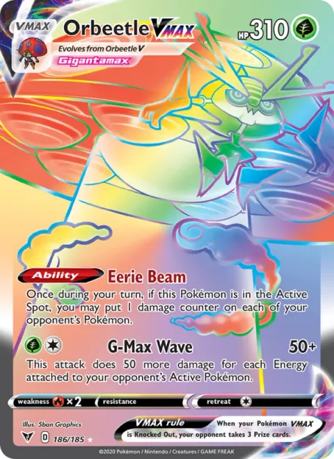 Orbeetle VMAX [Eerie Beam | G-Max Wave]