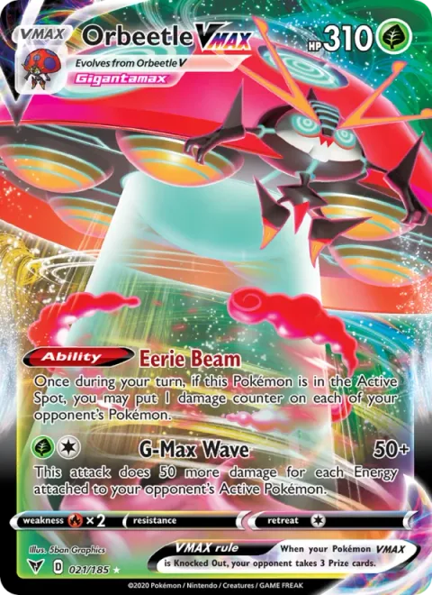 Orbeetle VMAX [Eerie Beam | G-Max Wave]
