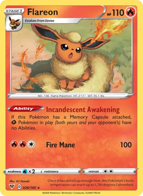 Flareon [Incandescent Awakening | Fire Mane]