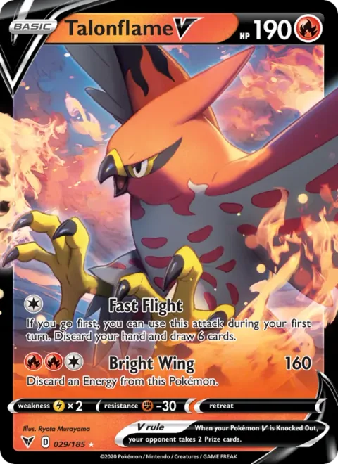 Talonflame V [Fast Flight | Bright Wing]