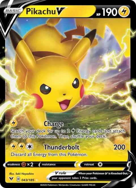 Pikachu V [Charge | Thunderbolt]