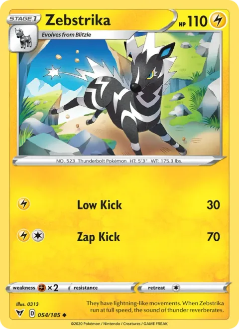 Zebstrika [Low Kick | Zap Kick]