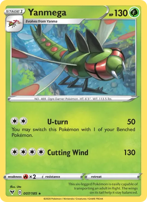 Yanmega [U-turn | Cutting Wind]