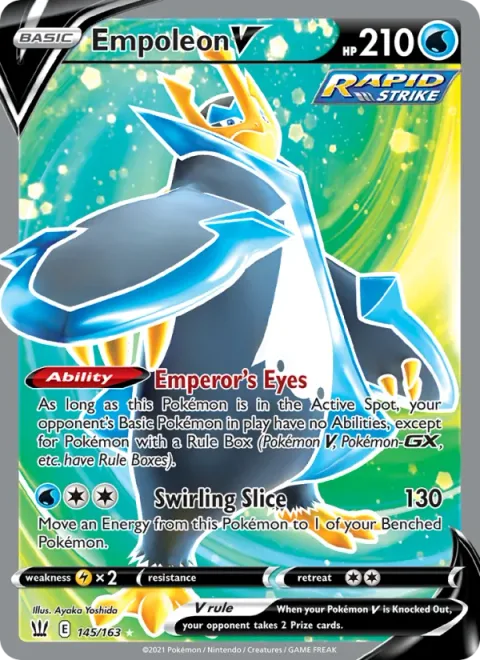 Empoleon V [Emperor's Eyes | Swirling Slice]