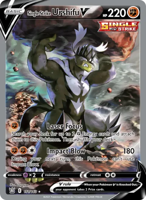 Single Strike Urshifu V [Laser Focus | Impact Blow]