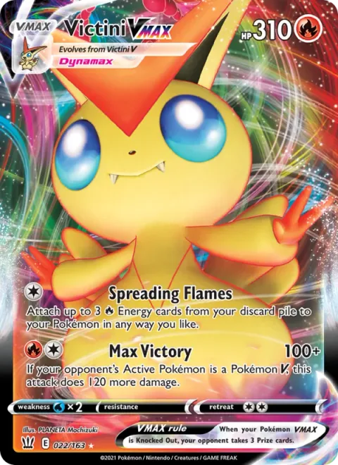 Victini VMAX [Spreading Flames | Max Victory]