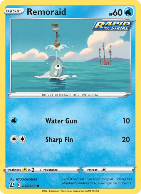 Remoraid [Water Gun | Sharp Fin]