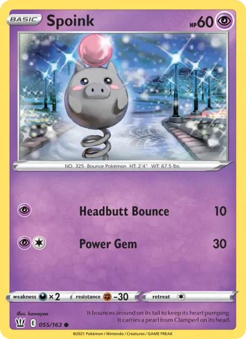 Spoink [Headbutt Bounce | Power Gem]