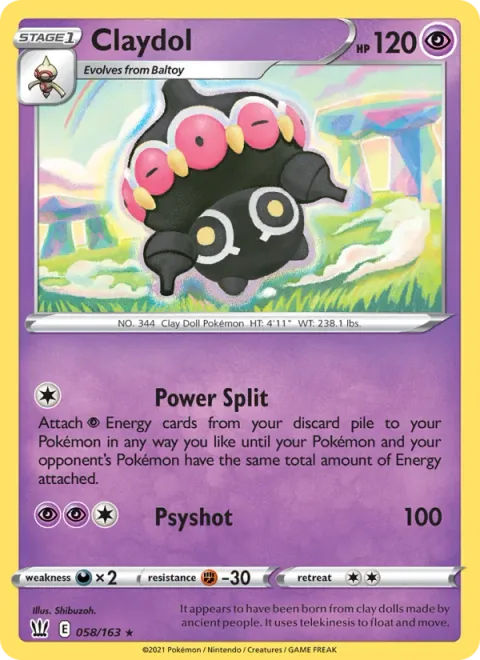 Claydol [Power Split | Psyshot]