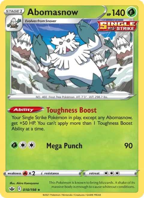 Abomasnow [Toughness Boost | Mega Punch]