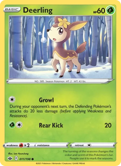 Deerling [Growl | Rear Kick]