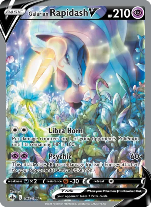 Galarian Rapidash V [Libra Horn | Psychic]