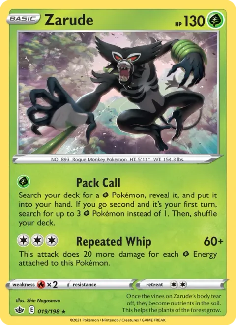 Zarude [Pack Call | Repeated Whip]