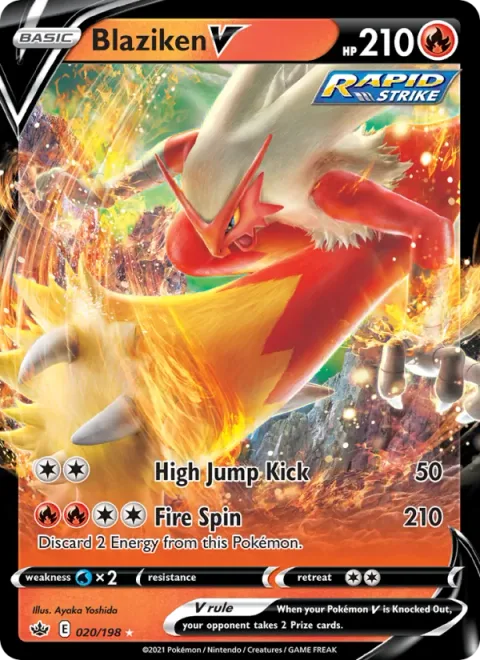 Blaziken V [High Jump Kick | Fire Spin]