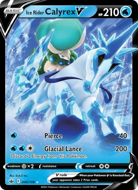 Ice Rider Calyrex V [Pierce | Glacial Lance]