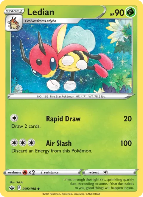 Ledian [Rapid Draw | Air Slash]