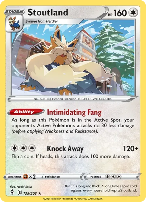 Stoutland [Intimidating Fang | Knock Away]