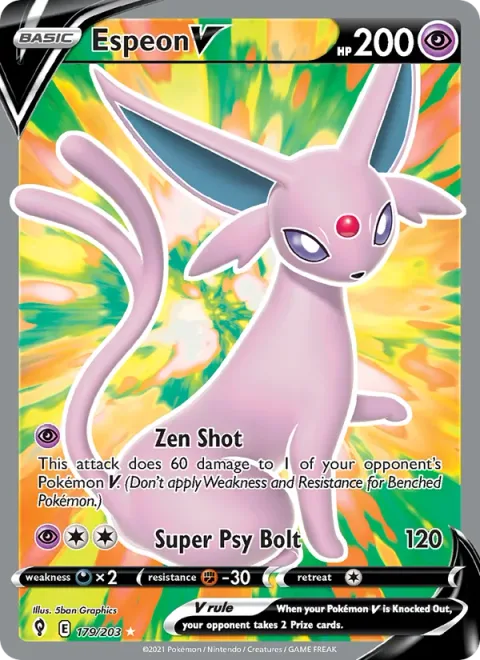 Espeon V [Zen Shot | Super Psy Bolt]