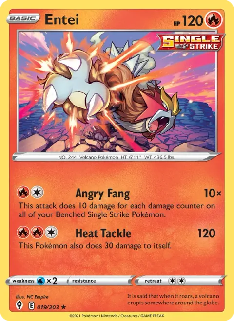 Entei [Angry Fang | Heat Tackle]