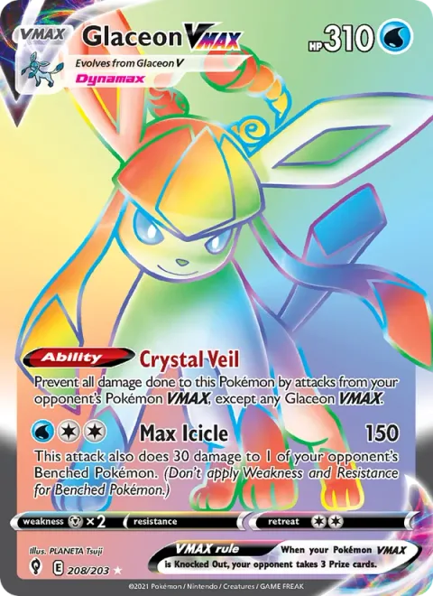 Glaceon VMAX [Crystal Veil | Max Icicle]