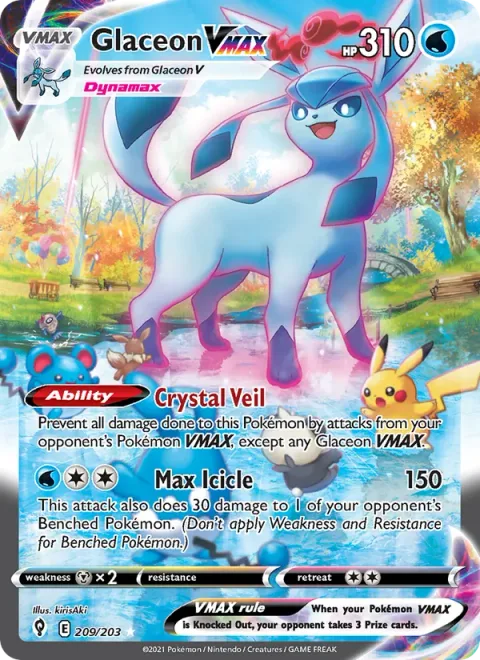 Glaceon VMAX [Crystal Veil | Max Icicle]