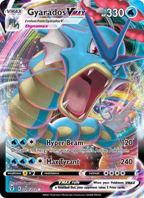 Gyarados VMAX [Hyper Beam | Max Tyrant]