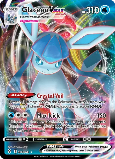 Glaceon VMAX [Crystal Veil | Max Icicle]