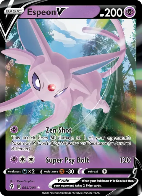 Espeon V [Zen Shot | Super Psy Bolt]