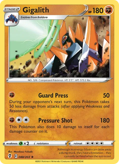 Gigalith [Guard Press | Pressure Shot]