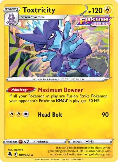Toxtricity [Maximum Downer | Head Bolt]