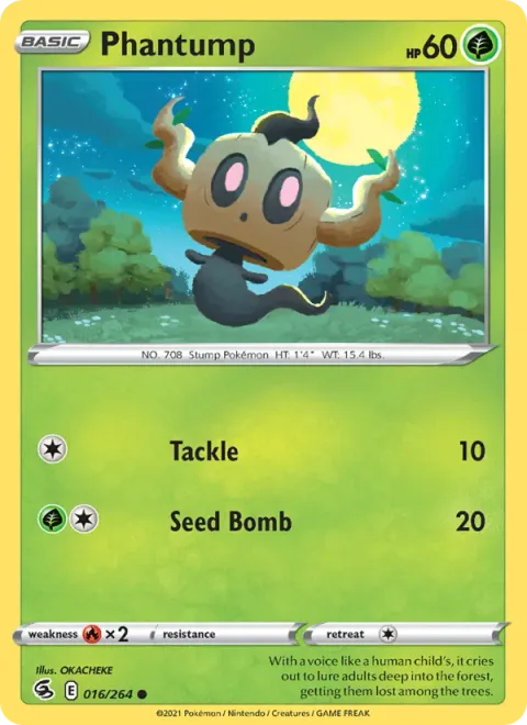Phantump [Tackle | Seed Bomb]