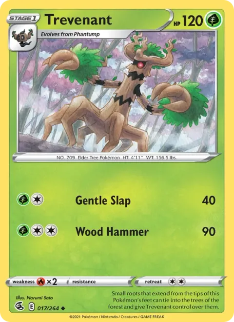 Trevenant [Gente Slap | Wood Hammer]