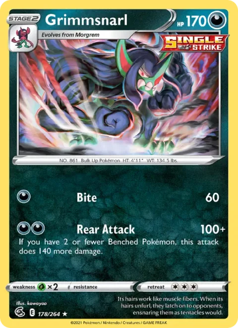 Grimmsnarl [Bite | Rear Attack]