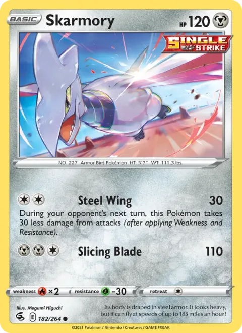 Skarmory [Steel Wing | Slicing Blade]