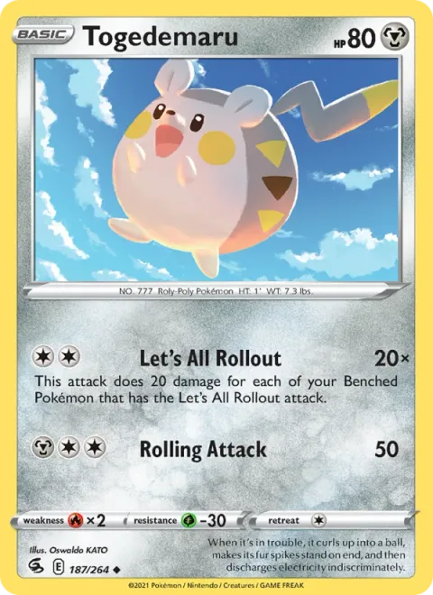 Togedemaru [Let's All Rollout | Rolling Attack]