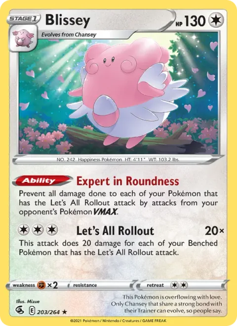 Blissey [Expert in Roundness | Let's All Rollout]
