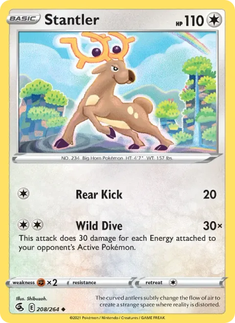 Stantler [Rear Kick | Wild Dive]