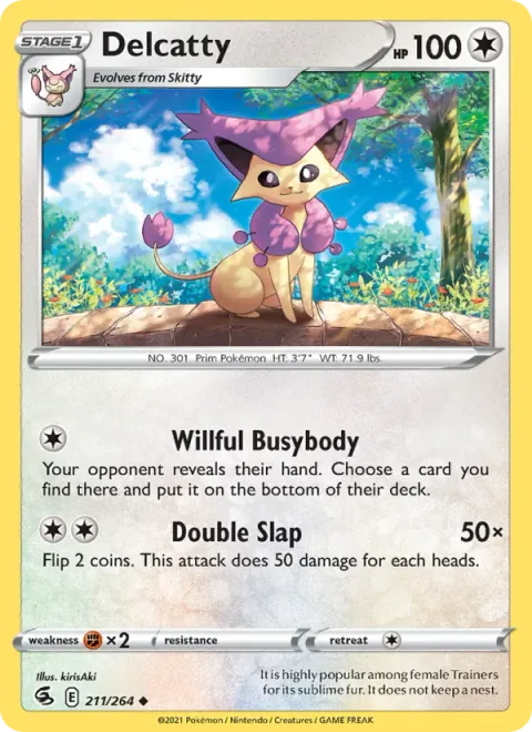 Delcatty [Willful Busybody | Double Slap]