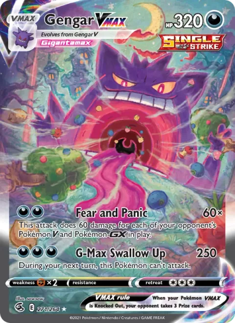 Gengar VMAX [Fear and Panic | G-Max Swallow Up]