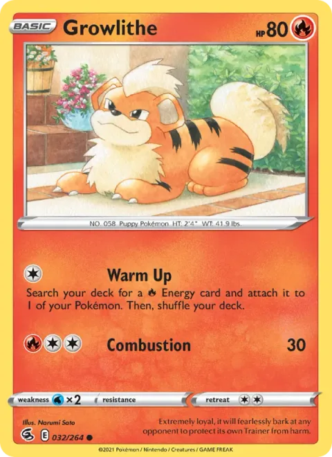 Growlithe [Warm Up | Combustion]
