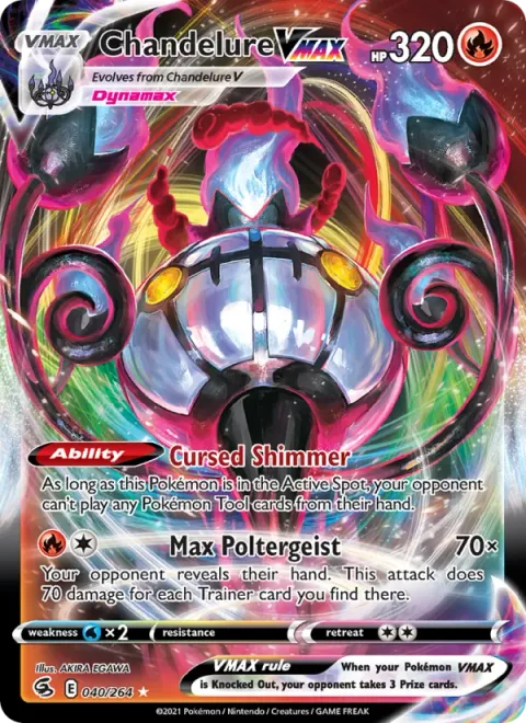 Chandelure VMAX [Cursed Shimmer | Max Poltergeist]