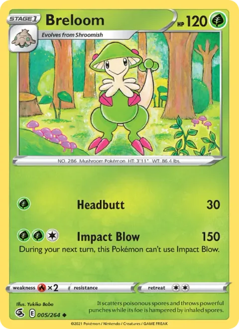 Breloom [Headbutt | Impact Blow]