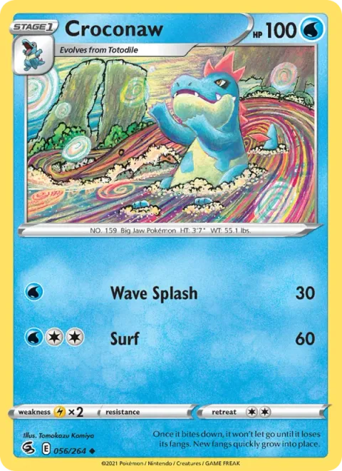 Croconaw [Wave Splash | Surf]