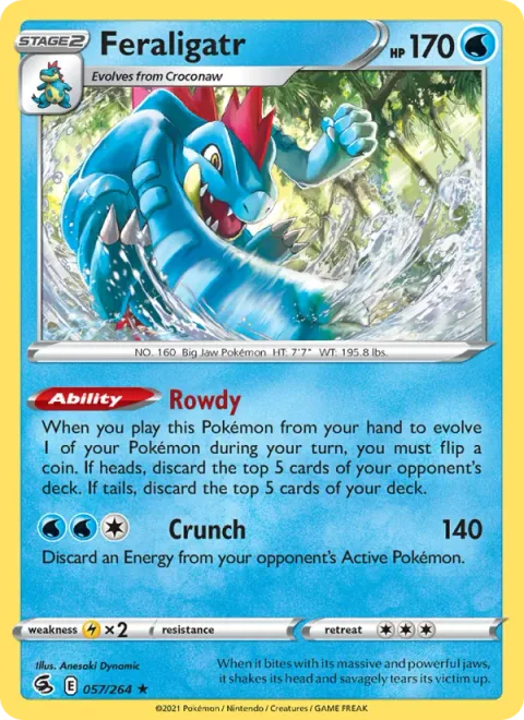 Feraligatr [Rowdy | Crunch]